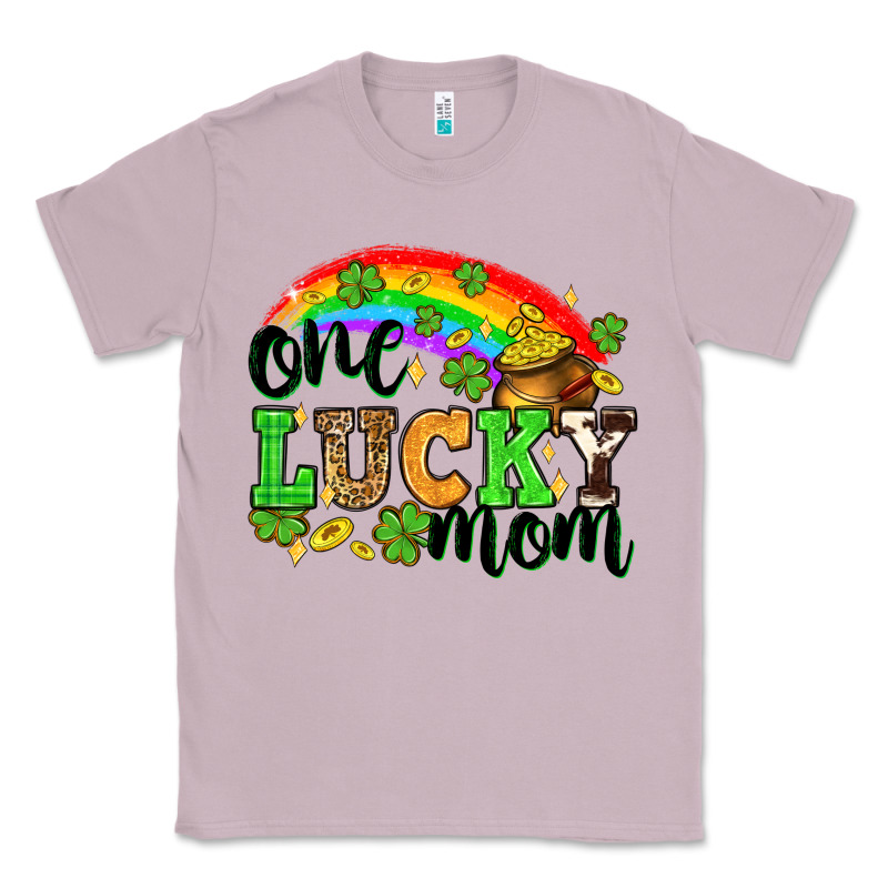 One Lucky Mom St. Patricks Day Classic Tee by Neo Western | Teevron