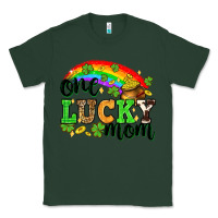 Sports Green One lucky mom St. Patricks Day Classic Tee - Neo Western