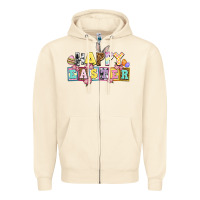 Sandshell happy easter Zipper Hoodie - AdoDesignShop