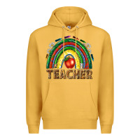 Mustard rainbow teacher Premium Hoodie - NancyCooperArtShop