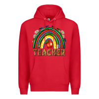 Red rainbow teacher Premium Hoodie - NancyCooperArtShop