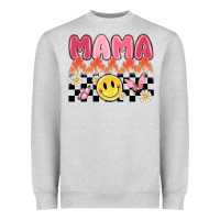 Heather Grey mama Heavyweight Sweatshirt - MaliasSmallBusiness