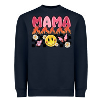 Navy mama Heavyweight Sweatshirt - MaliasSmallBusiness