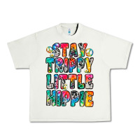 Pistachio stay trippy little hippie Urban Heavy Tee - Zillion Design Studio