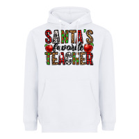 White santa's favorite teacher Heavyweight Hoodie - Jasminsmagicworld