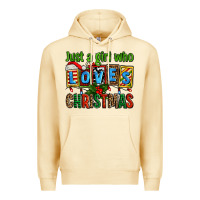 Pina Colada just a girl who loves christmas Premium Hoodie - AdoDesignShop