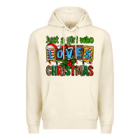 Sandshell just a girl who loves christmas Premium Hoodie - AdoDesignShop