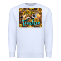 Western Teacher Pencil With Sunflowers Premium Sweatshirt | Teevron