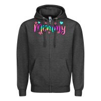 Charcoal Heather mommy Zipper Hoodie - JahusDesignShop