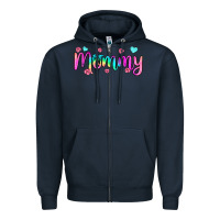Navy mommy Zipper Hoodie - JahusDesignShop