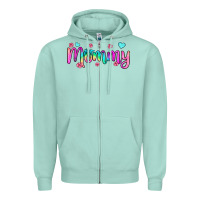 Seafoam mommy Zipper Hoodie - JahusDesignShop