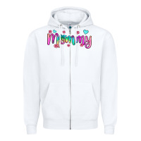 White mommy Zipper Hoodie - JahusDesignShop