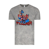 Cloud Rock freedom rock hand Vintage Tee - Zillion Design Studio
