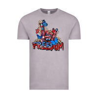 Vintage Zinc freedom rock hand Vintage Tee - Zillion Design Studio
