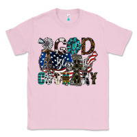 Bubblegum Pink god bless the country Classic Tee - SublimationCraftShop