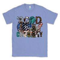 Colony Blue god bless the country Classic Tee - SublimationCraftShop