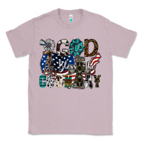 Lilac god bless the country Classic Tee - SublimationCraftShop