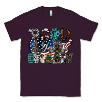 Plum god bless the country Classic Tee - SublimationCraftShop