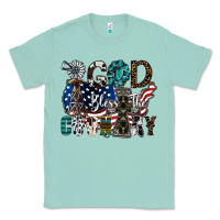 Seafoam god bless the country Classic Tee - SublimationCraftShop