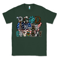 Sports Green god bless the country Classic Tee - SublimationCraftShop