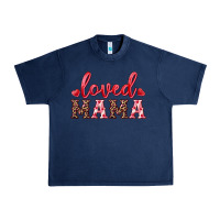 Navy loved mama Urban Heavy Tee - RanaPortraitStore