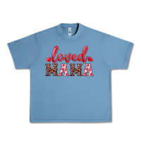 Pebble Blue loved mama Urban Heavy Tee - RanaPortraitStore