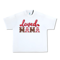 White loved mama Urban Heavy Tee - RanaPortraitStore