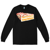 Black white christmas cake Long Sleeve Tee - FaDigitalArtStudio