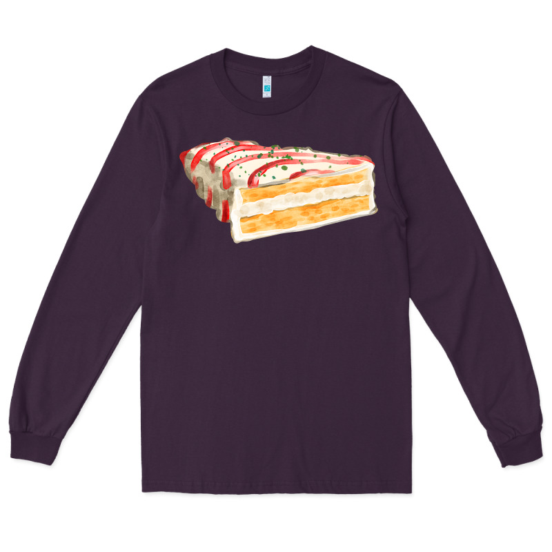 White Christmas Cake Long Sleeve Tee by FaDigitalArtStudio | Teevron