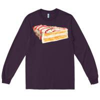 Plum white christmas cake Long Sleeve Tee - FaDigitalArtStudio
