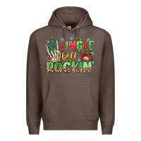 Coffee jingle bell rockin' Premium Hoodie - MaliasSmallBusiness