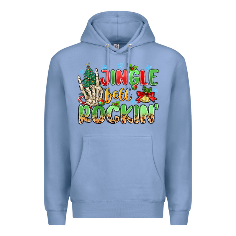 Jingle Bell Rockin' Premium Hoodie by MaliasSmallBusiness | Teevron