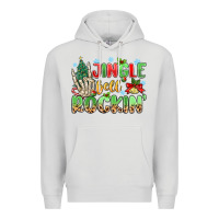 Dove Grey jingle bell rockin' Premium Hoodie - MaliasSmallBusiness
