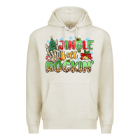 Oatmeal Heather jingle bell rockin' Premium Hoodie - MaliasSmallBusiness