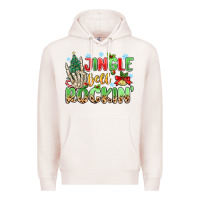 Pale Pink jingle bell rockin' Premium Hoodie - MaliasSmallBusiness