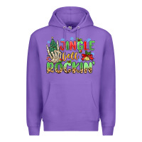 Purple jingle bell rockin' Premium Hoodie - MaliasSmallBusiness