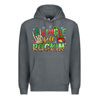 Rock jingle bell rockin' Premium Hoodie - MaliasSmallBusiness