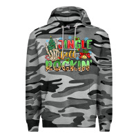 Slate Camo jingle bell rockin' Premium Hoodie - MaliasSmallBusiness