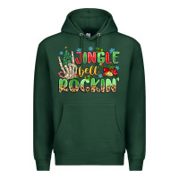 Sports Green jingle bell rockin' Premium Hoodie - MaliasSmallBusiness