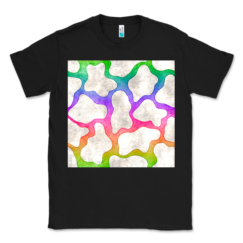Watercolor Rainbow Cow Seamless Pattern Classic Tee by BundleAndBundleShop | Teevron