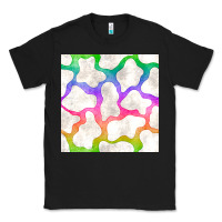 Black watercolor rainbow cow seamless pattern Classic Tee - BundleAndBundleShop
