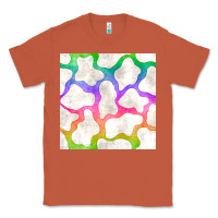 Copper watercolor rainbow cow seamless pattern Classic Tee - BundleAndBundleShop