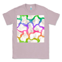 Lilac watercolor rainbow cow seamless pattern Classic Tee - BundleAndBundleShop
