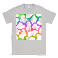 Moon Dust watercolor rainbow cow seamless pattern Classic Tee - BundleAndBundleShop