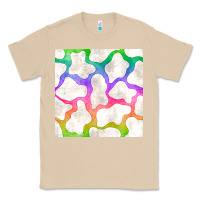 Mushroom watercolor rainbow cow seamless pattern Classic Tee - BundleAndBundleShop