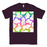 Plum watercolor rainbow cow seamless pattern Classic Tee - BundleAndBundleShop
