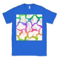 True Royal watercolor rainbow cow seamless pattern Classic Tee - BundleAndBundleShop