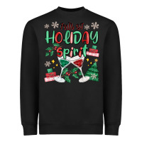 Black full of holiday Heavyweight Sweatshirt - MaliasSmallBusiness