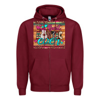 Burgundy best auntie ever Zipper Hoodie - JahusDesignShop