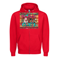 Red best auntie ever Zipper Hoodie - JahusDesignShop